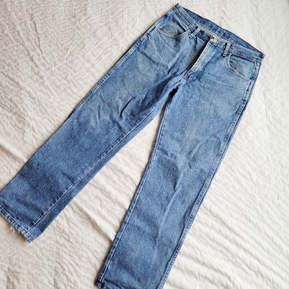 Vintage Rustler Blue Jeans - Picture 2 of 5